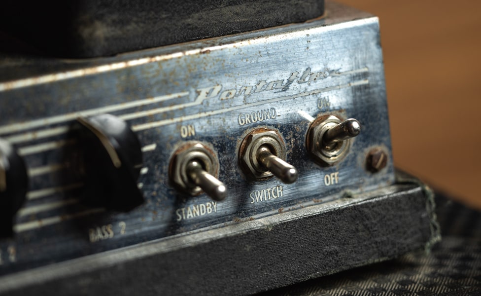 Ampeg B-15 Portaflex Bass Amp Head Control Switches