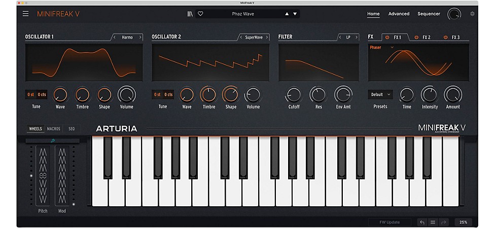 Arturia MiniFreak V Software Synthesizer