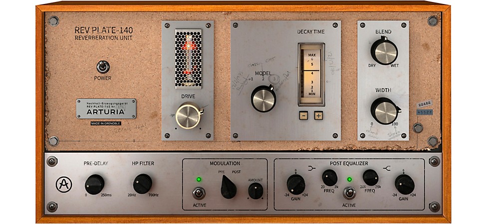 Arturia Rev PLATE-140 Plug-in