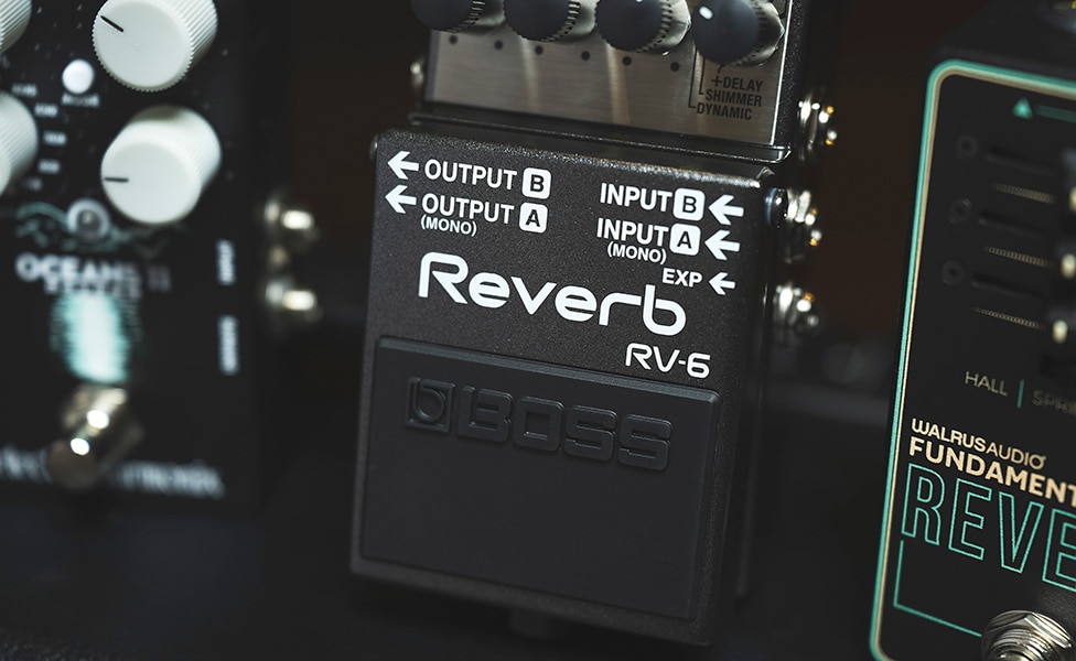 BOSS RV-6 Digital Reverb/Delay Effects Pedal