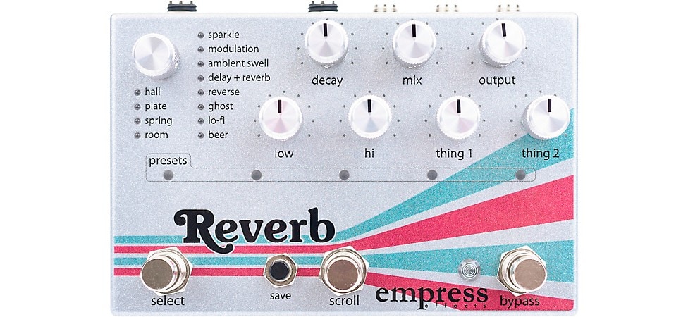 Empress Effects Reverb Effects Pedal