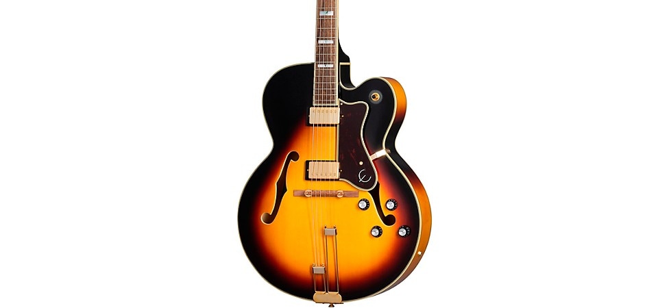 Epiphone Broadway Hollowbody Electric Guitar in Vintage Sunburst