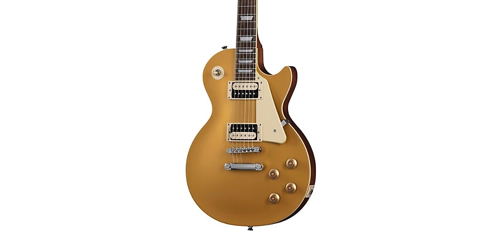 Epiphone Traditional Pro IV Limited-Edition Electric Guitar in Worn Metallic Gold