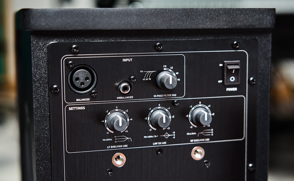 Focal Shape 65 Studio Monitor Rear Control Panel