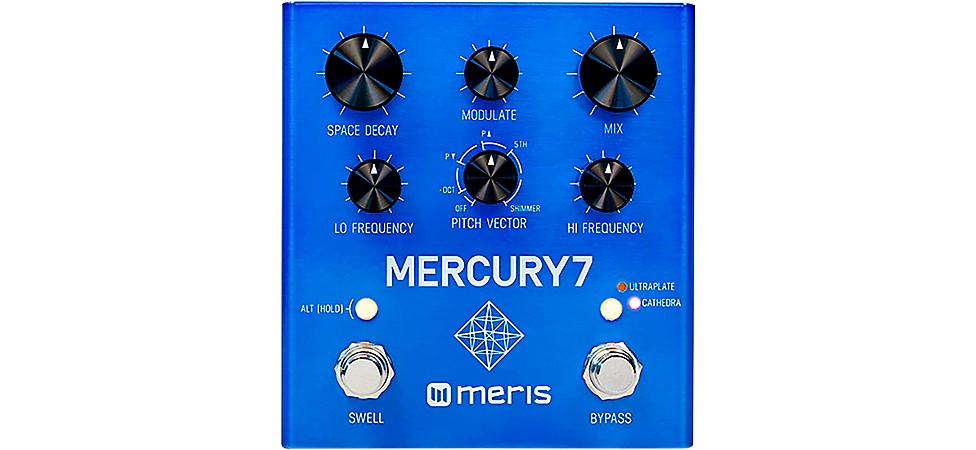 Meris Mercury7 Reverb Effects Pedal