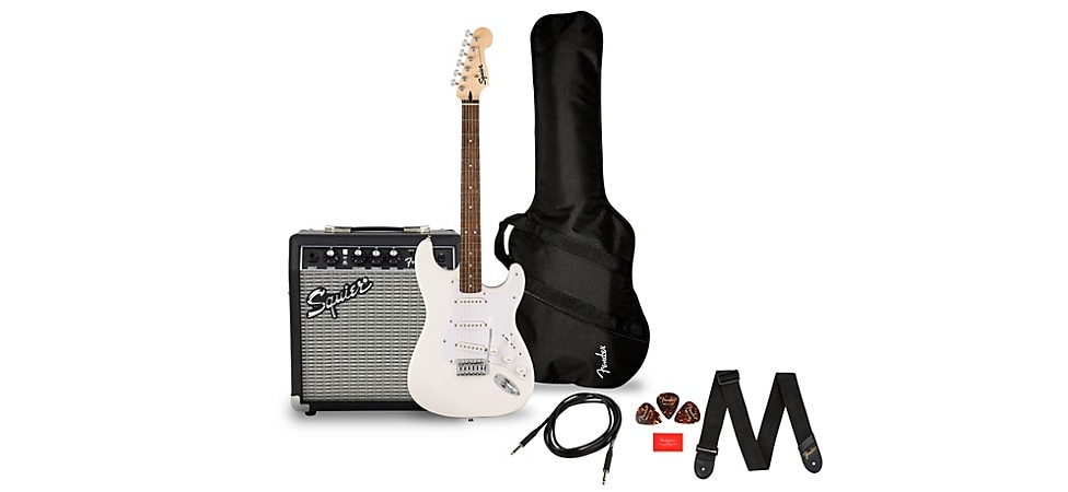 Squier Sonic Stratocaster Limited-Edition Electric Guitar Pack With Fender Frontman 10G Amp