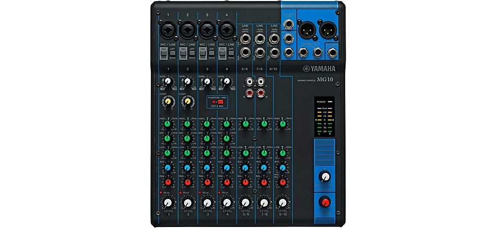 Yamaha MG10 10-Channel Mixer