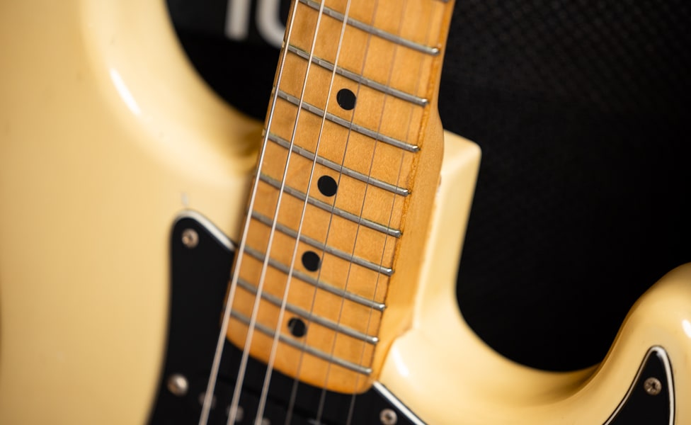 CBS Era 1980 Fender Stratocaster Neck with Black Dot Inlays