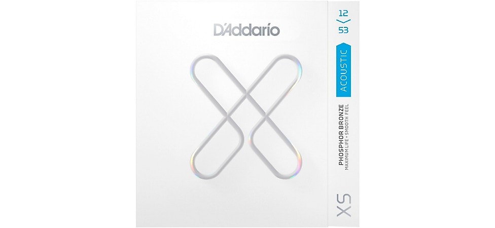 D'Addario XS Phosphor Bronze Acoustic Guitar Strings Light (12-53)
