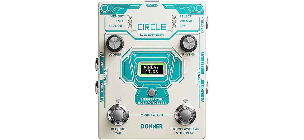 Donner Circle Looper Effects Pedal