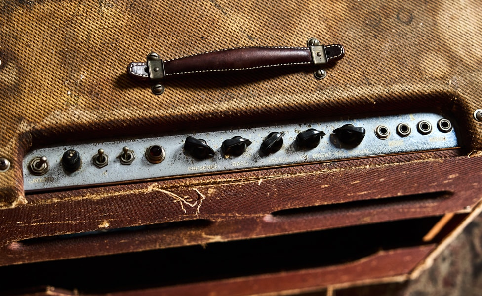 Fender 1955 "Low Power" Tweed Twin Control Panel