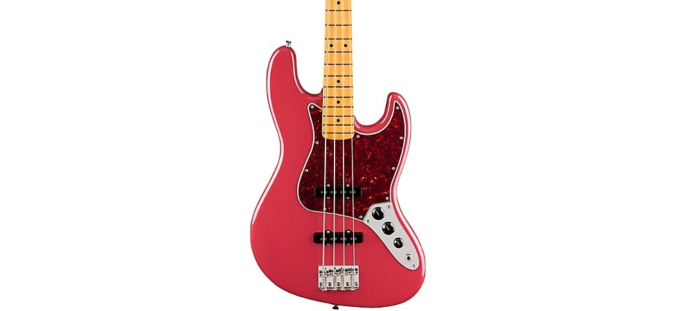 Fender American Professional Classic Jazz Bass in Faded Dakota Red