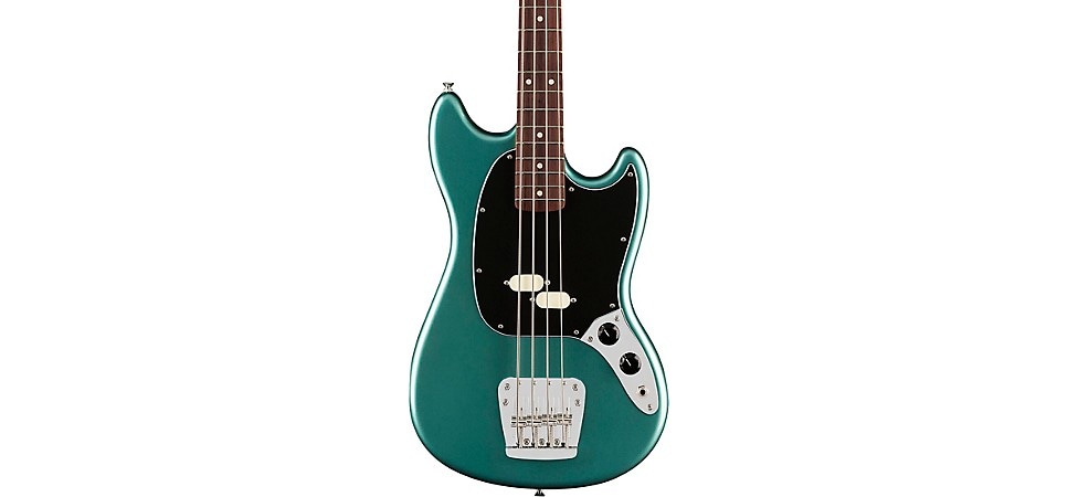 Fender American Professional Classic Mustang Bass in Sherwood Green Metallic