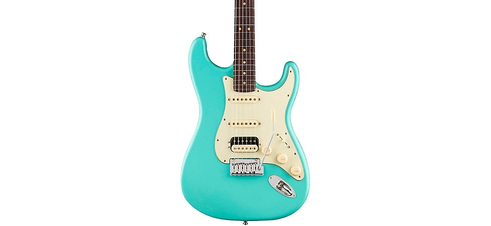 Fender American Ultra Luxe Vintage 60s Stratocaster HSS in Seafoam Green