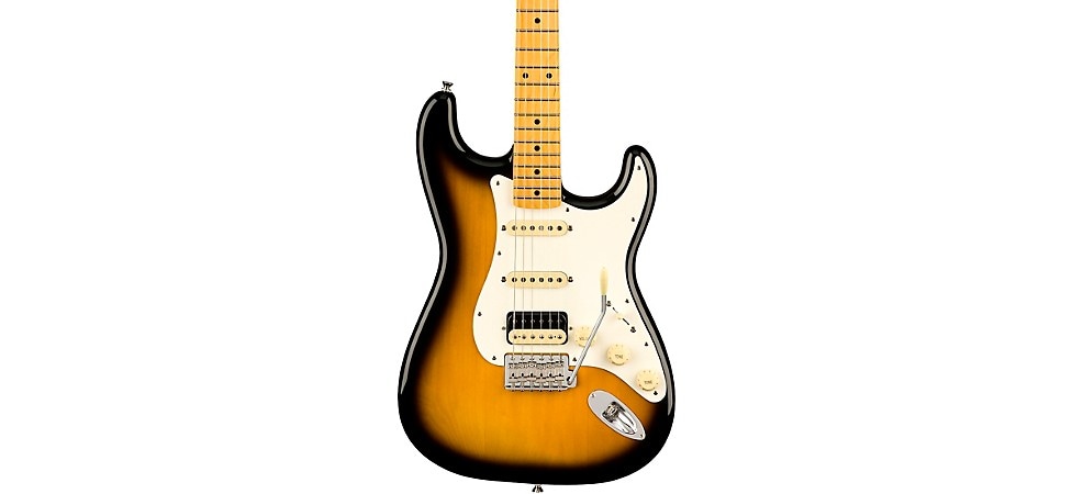 Fender JV Modified '50s Stratocaster HSS with Maple Fingerboard in 2-Color Sunburst