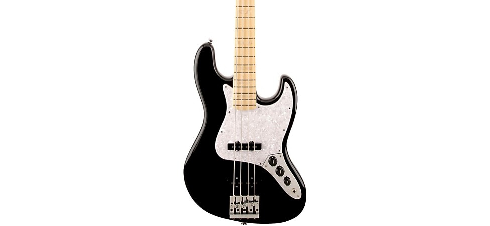 Fender USA Geddy Lee Signature Jazz Bass Black Maple Neck