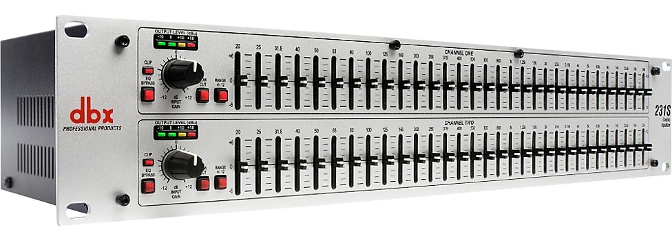 dbx 231s Dual-Channel 31-Band Graphic Equalizer