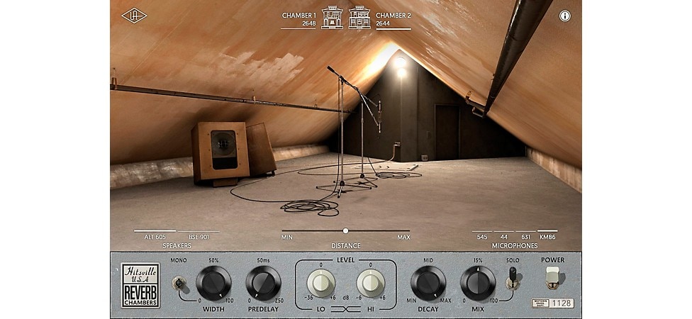 Universal Audio Hitsville Reverb Chambers - UADx and UAD-2 Plug-Ins