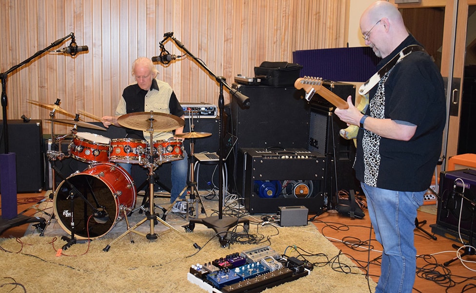 George Van Wagner Playing a Session