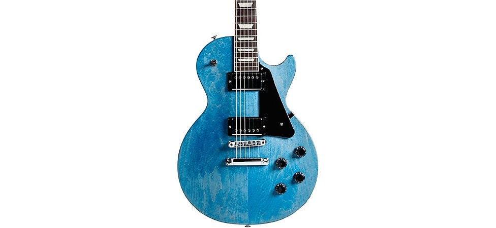 Gibson Les Paul Studio Faded Electric Guitar in Ocean Blue