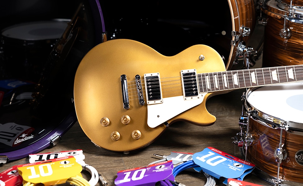 Gibson Les Paul Studio Metallic in Goldtop