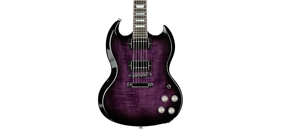 Gibson SG Modern Electric Guitar in Dark Purple Burst