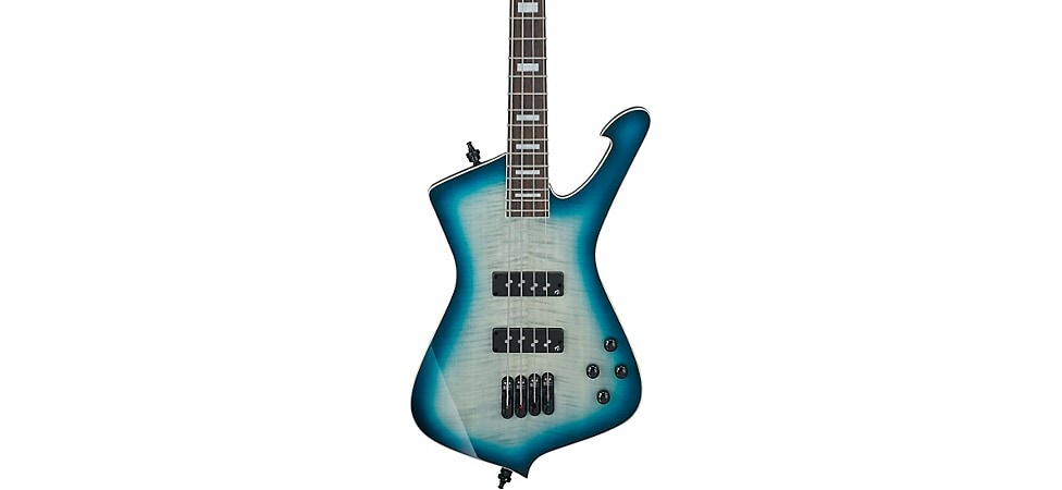 Ibanez Iceman ICB720FM Bass Guitar in Cosmic Blue