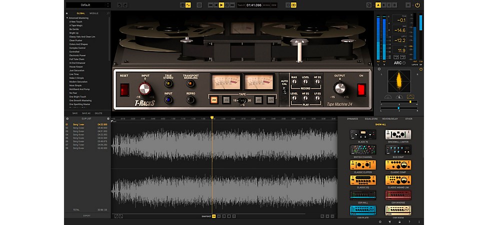 IK Multimedia T-RackS Tape Machine Plug-in Collection
