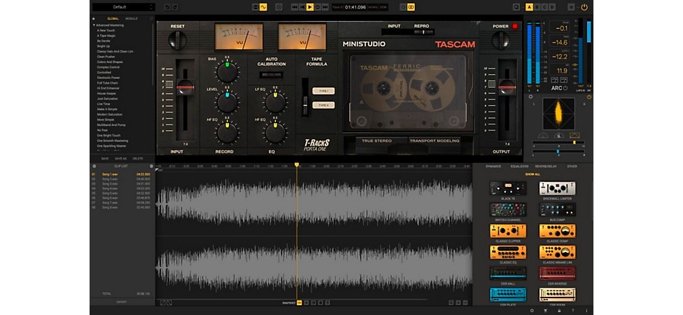 IK Multimedia T-RackS TASCAM Porta One Plug-in