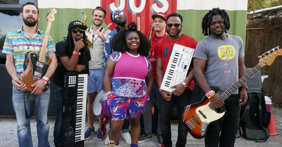 Tank and the Bangas: Backstage at SXSW