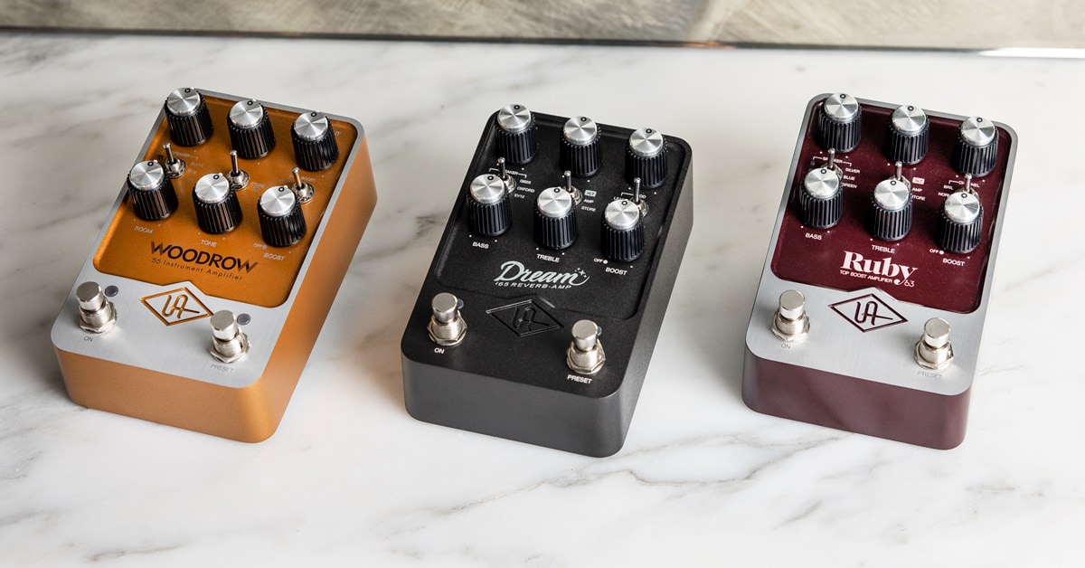 Modeling Old-School Magic | Universal Audio Intros Amp Emulator Pedals