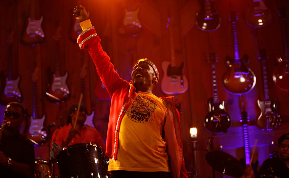 Jimmy Cliff Performing in the Vintage Room at Guitar Center Hollywood