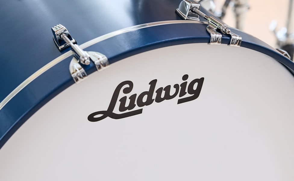 Ludwig Heritage Cherry 22" Bass Drum in Resolute Blue