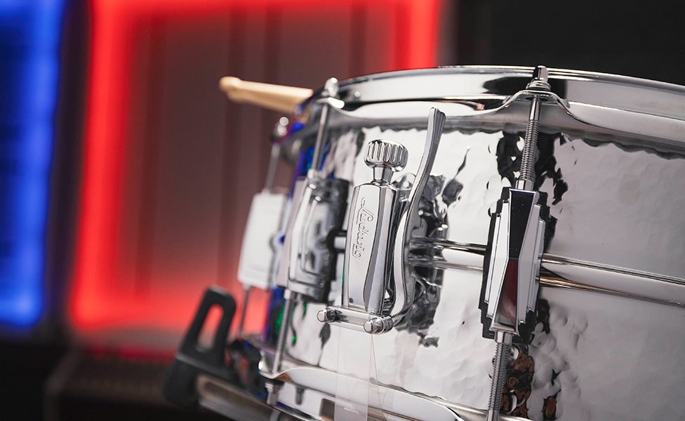 Ludwig Limited-Edition Hammered Supraphonic Snare Throw Off