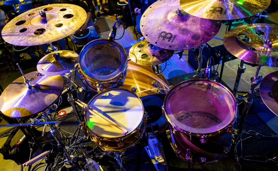 Luke Holland's DW Collector's Drum Kit and MEINL Cymbals