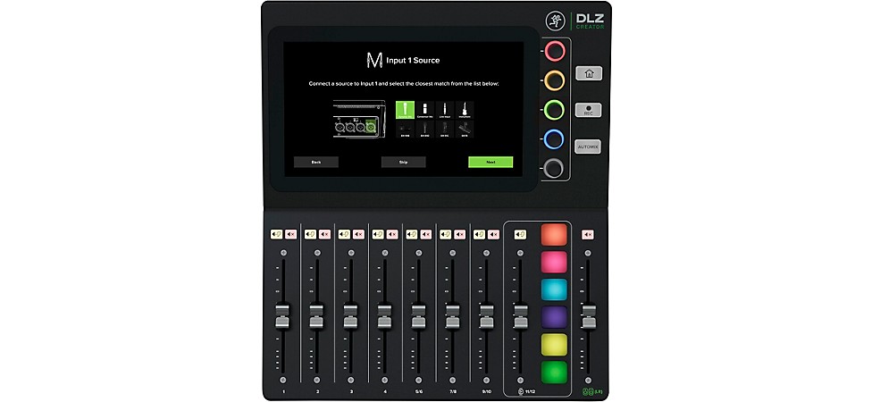 Mackie DLZ Creator Adaptive Digital Mixer for Podcasting and Streaming