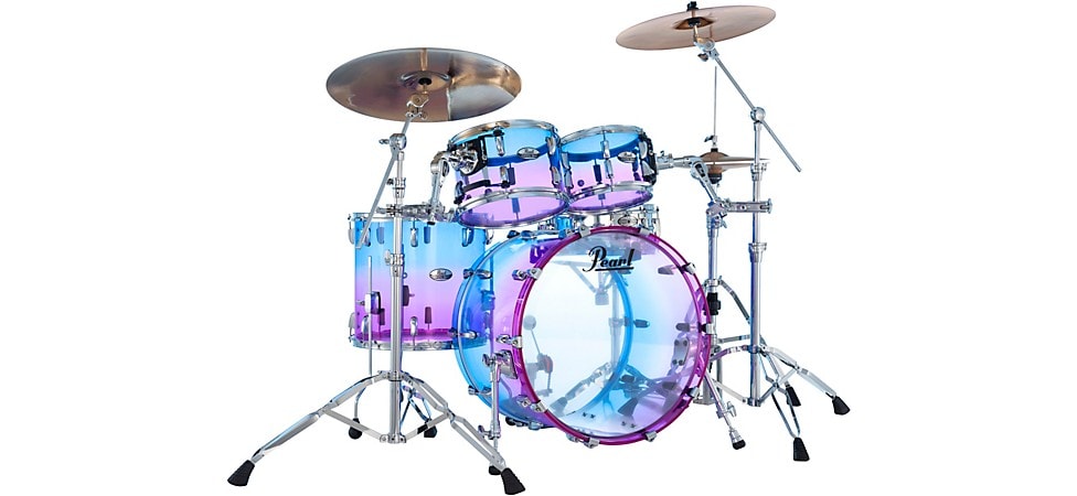 Pearl Crystal Beat 4-Piece Shell Pack in Cotton Candy Fade