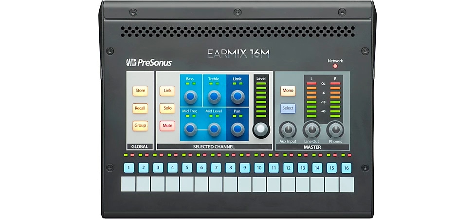 PreSonus EarMix 16M 16-Channel Personal Monitor Mixer