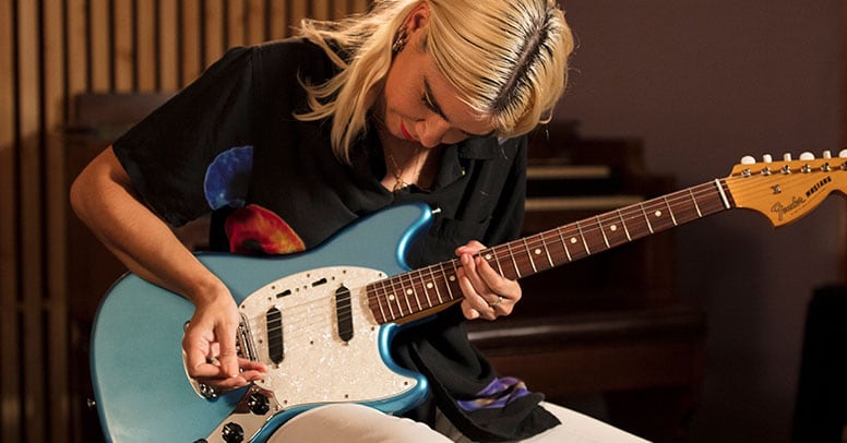 Watch Gothic Tropic Play Her Songs on the Fender Vintera Offset Guitars