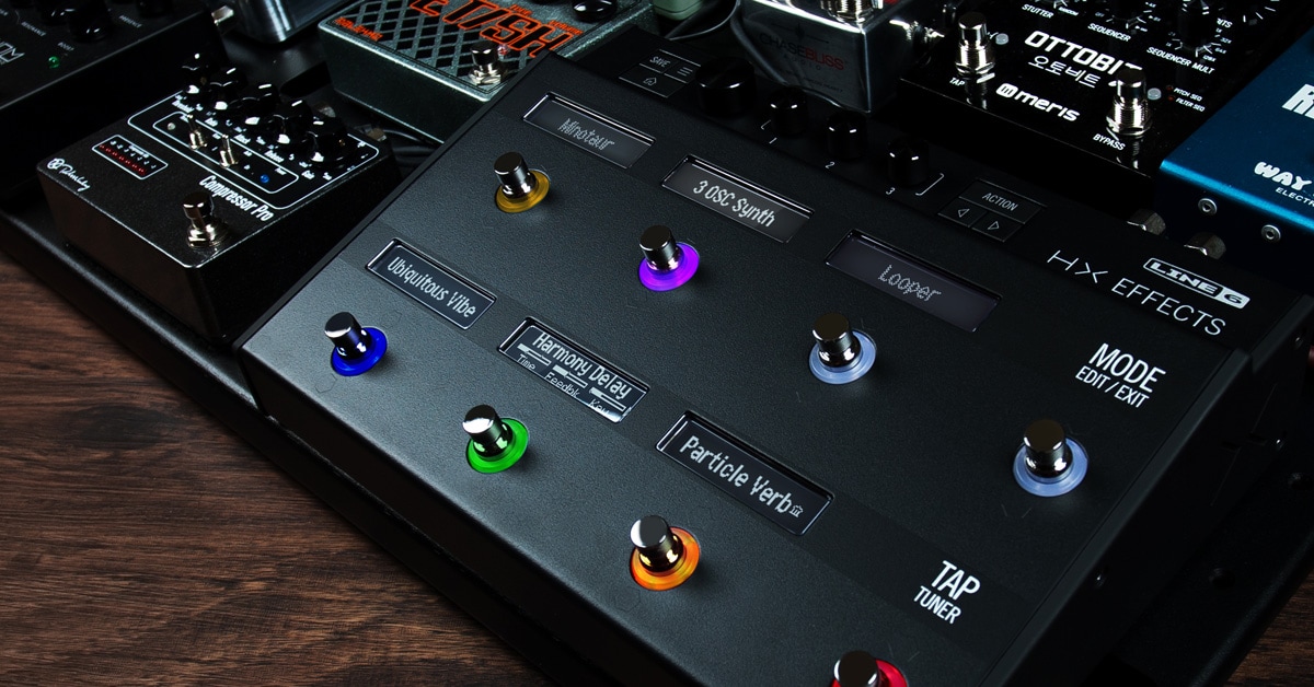 Line 6 Announces the HX Effects Guitar Effects Processor