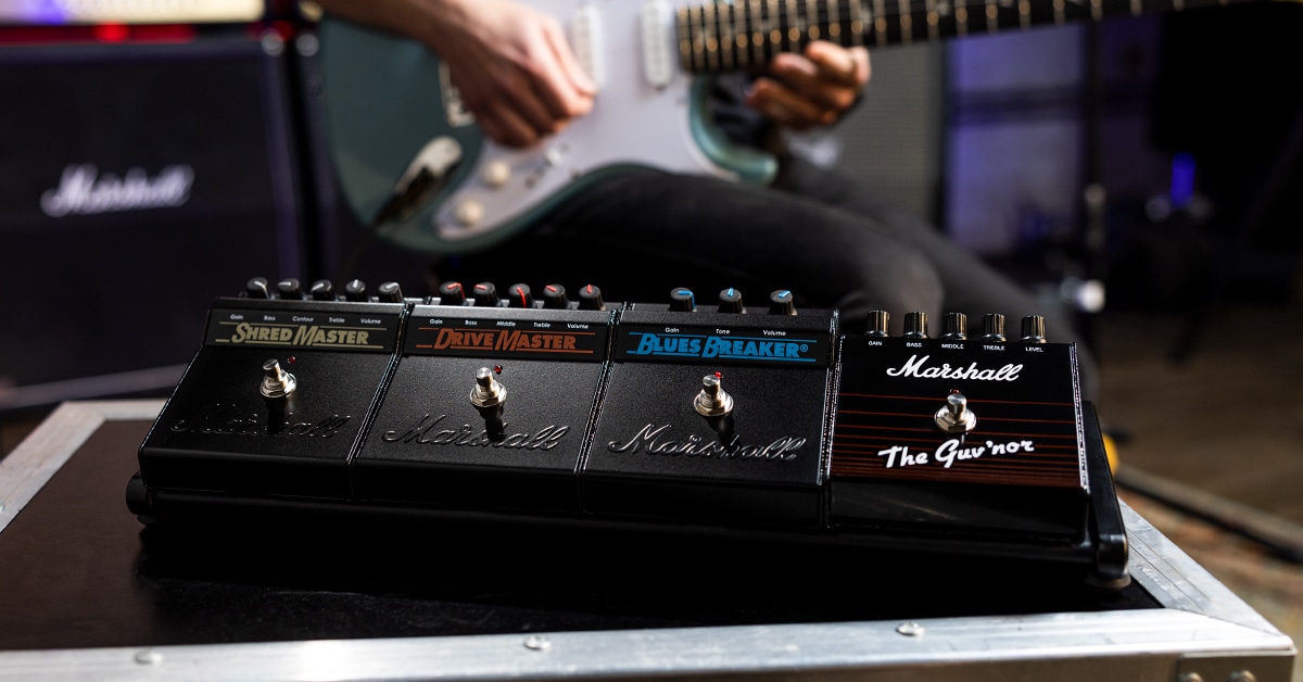Ferocious Force | Marshall Reissues Four Iconic Drive Pedals | GC