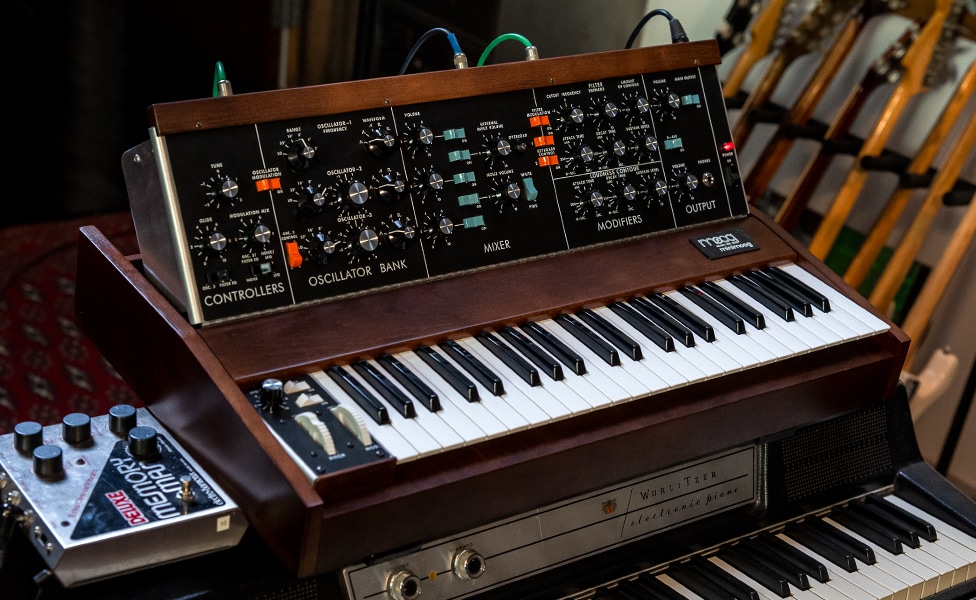 The 2022 Moog Minimoog Model D Analog Monophonic Synthesizer Reissue