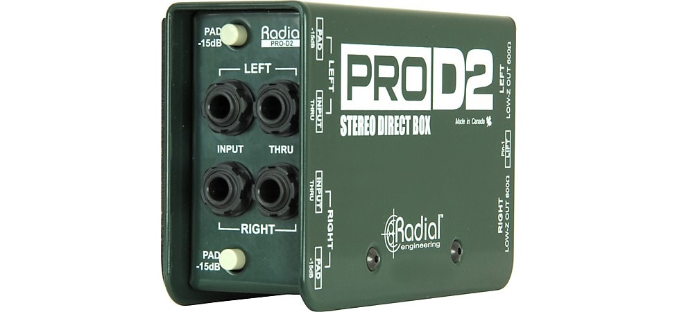 Radial Engineering ProD2 Passive Stereo Direct Box