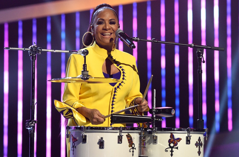 Sheila E performs at "Let's Go Crazy" Prince Tribute - Courtesy of the Recording Academy®/ Getty Images © 2020