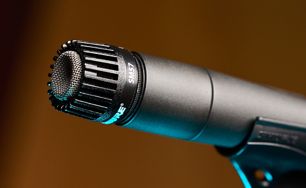Shure SM57 Dynamic Instrument Microphone Body and Capsule