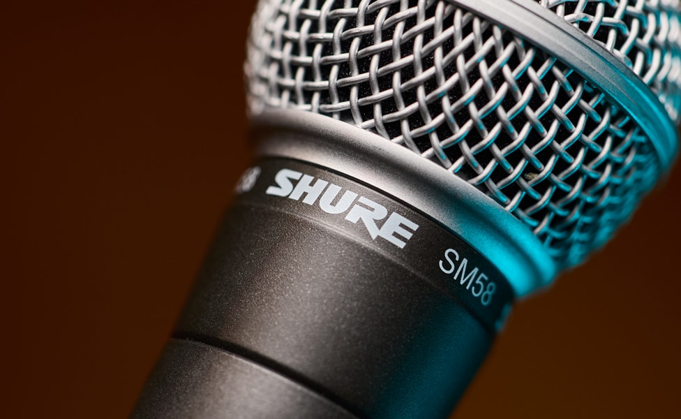 Shure SM58 Dynamic Vocal Microphone Logo/Branding
