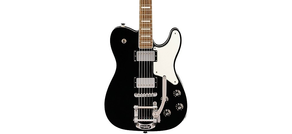 Squier Paranormal Troublemaker Telecaster Deluxe with Bigsby in Black