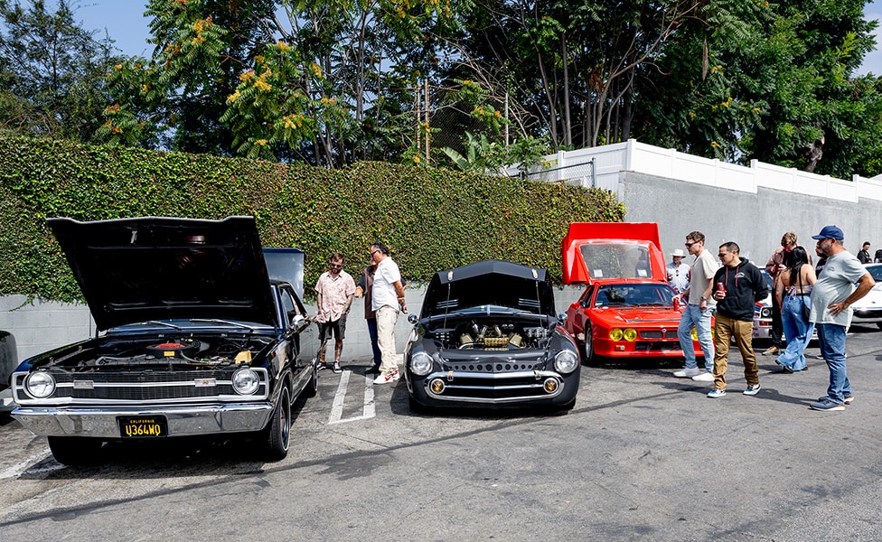 Suede Ops Vintage Cars at Vintage Guitars and Cars