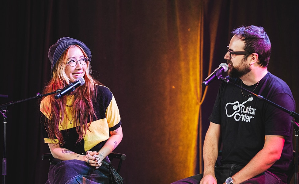 TOKiMONSTA On-Stage at Guitar Center Hollywood with Dustin Hackworth