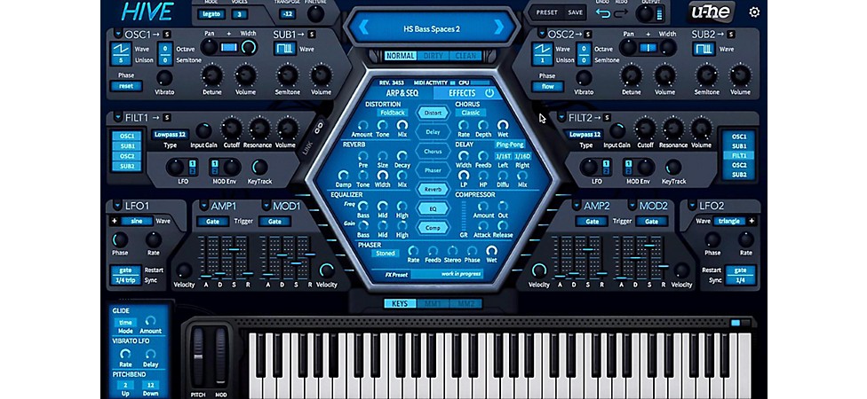 U-He Hive 2 Software Synthesizer